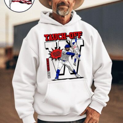 Chicago Cubs Mike Tauchman tauch-off here comes the Palatine pounder hoodie