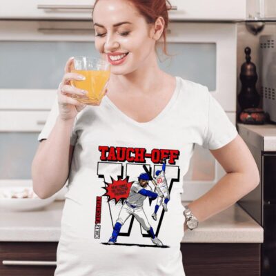 Chicago Cubs Mike Tauchman tauch-off here comes the Palatine pounder women-t-shirt