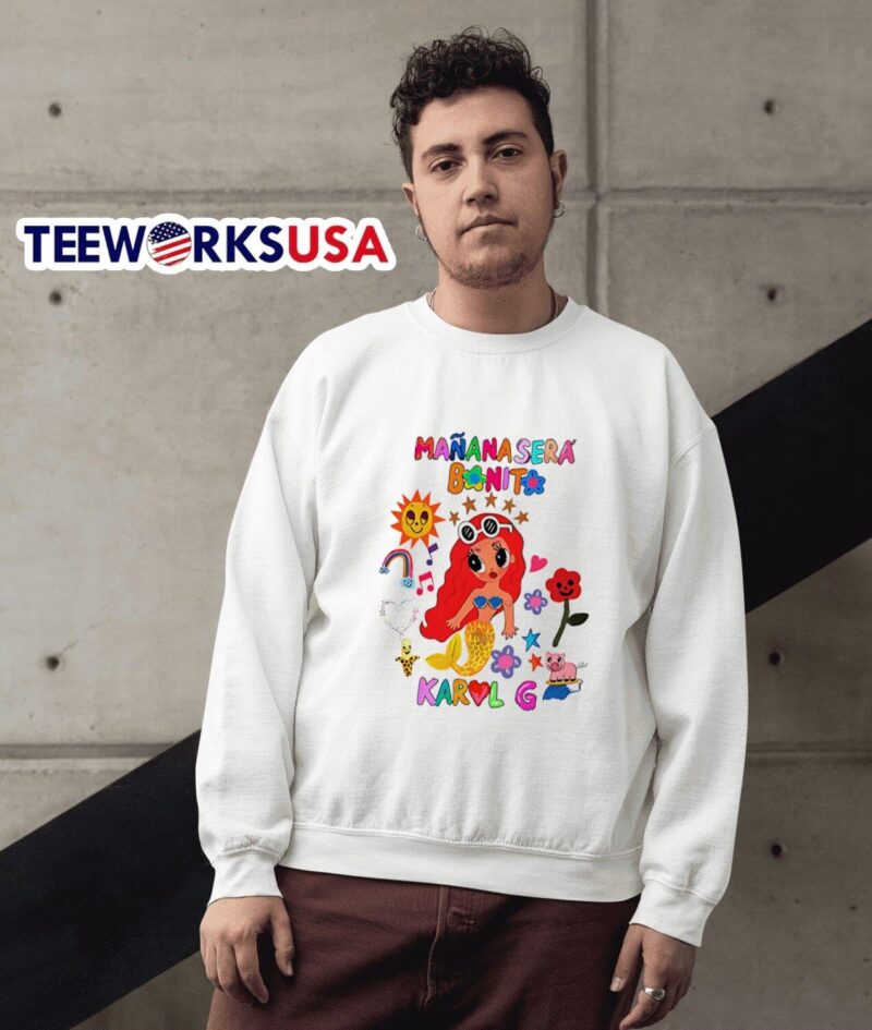 Top Manana Sera Bonito Karol G cartoon sweater