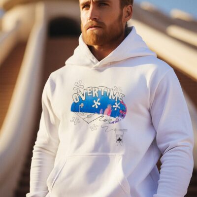 Over Time Doodle Bob hoodie
