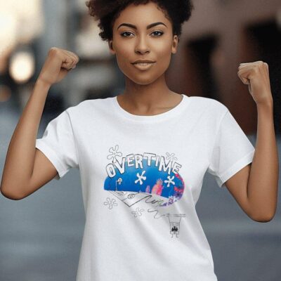 Over Time Doodle Bob women-t-shirt