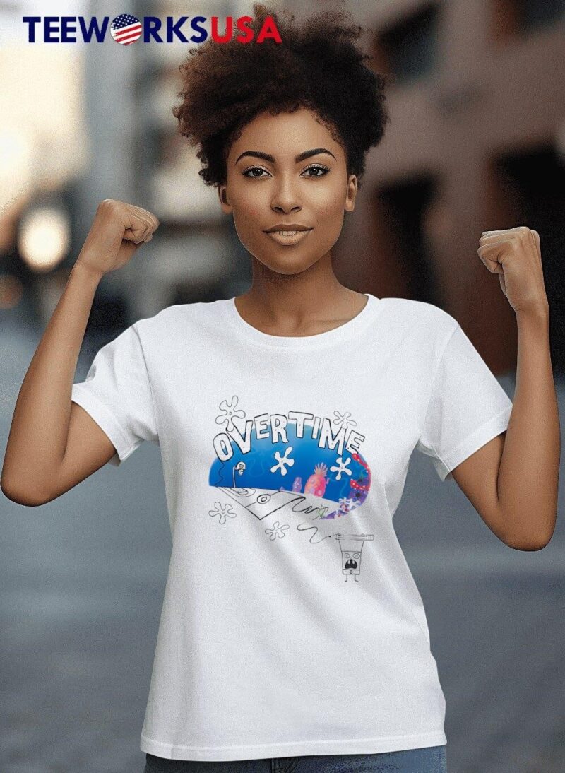 Over Time Doodle Bob women-t-shirt