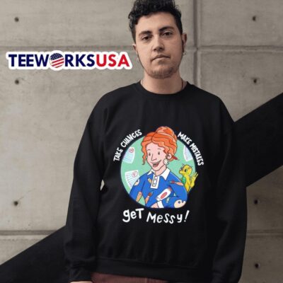 Take chances make mistakes get messy Ms. Frizzle and The Magic School Bus sweater