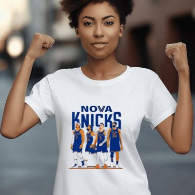Nova Knicks Villanova And New York Knicks women-t-shirt