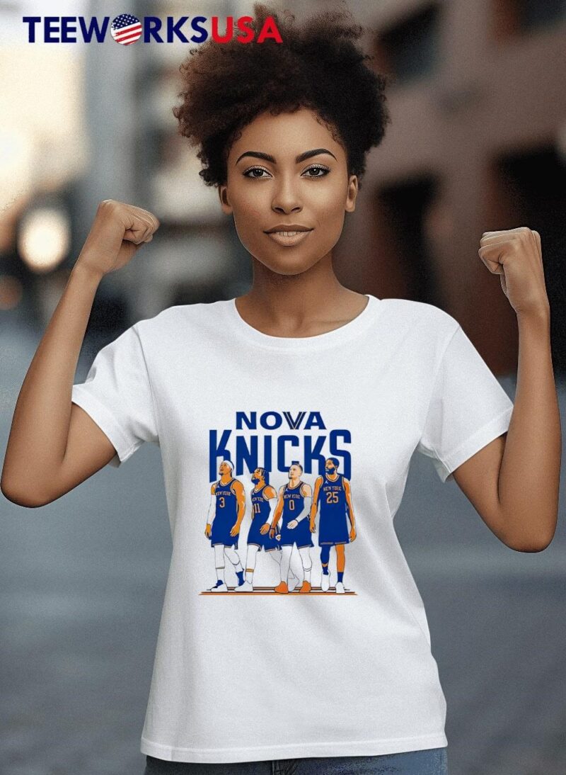 Nova Knicks Villanova And New York Knicks women-t-shirt