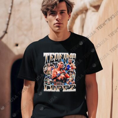 Teofimo Lopez American professional boxer retro shirt