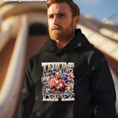 Teofimo Lopez American professional boxer retro hoodie