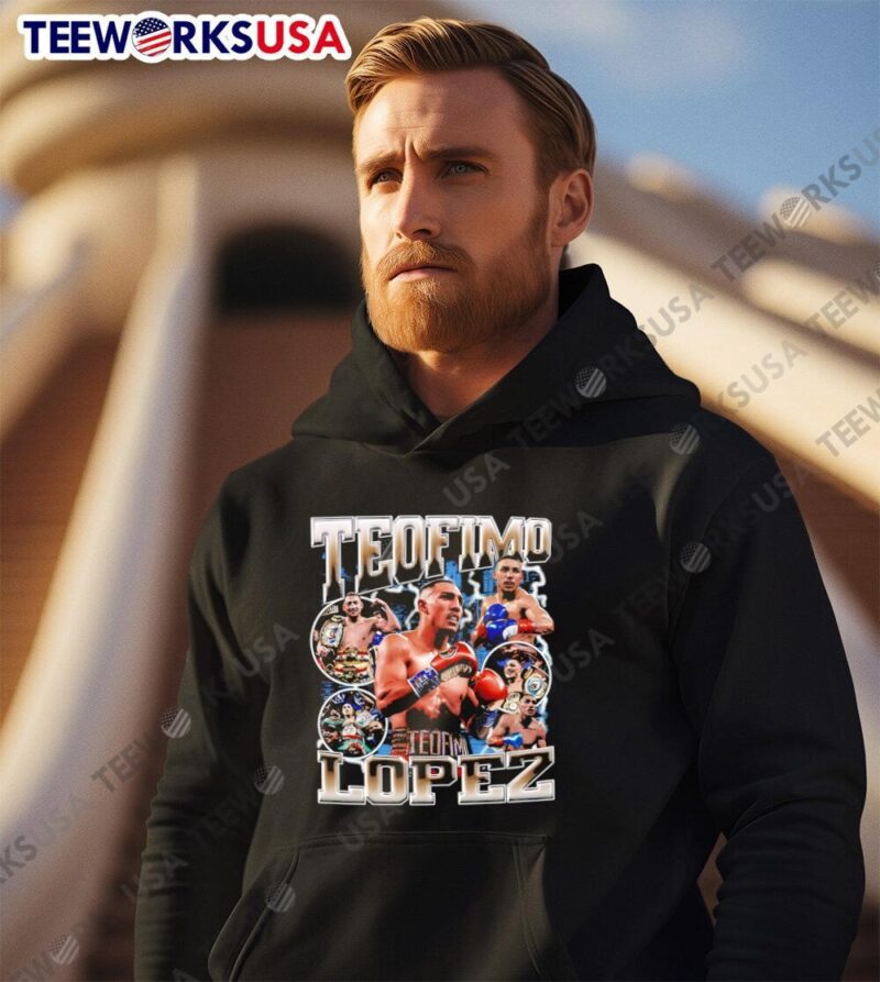 Teofimo Lopez American professional boxer retro hoodie