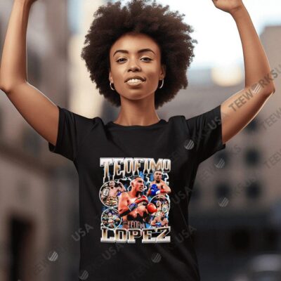 Teofimo Lopez American professional boxer retro women-t-shirt
