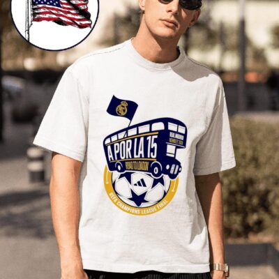 Real Madrid Wembley 2024 A Por La 15 road to London UEFA champions league final shirt