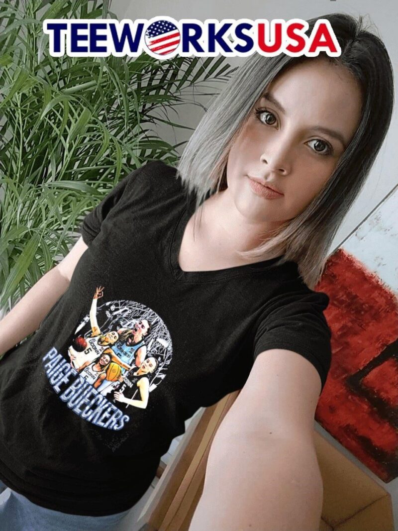 Paige Bueckers UConn Huskies iconic moments graphic women-t-shirt
