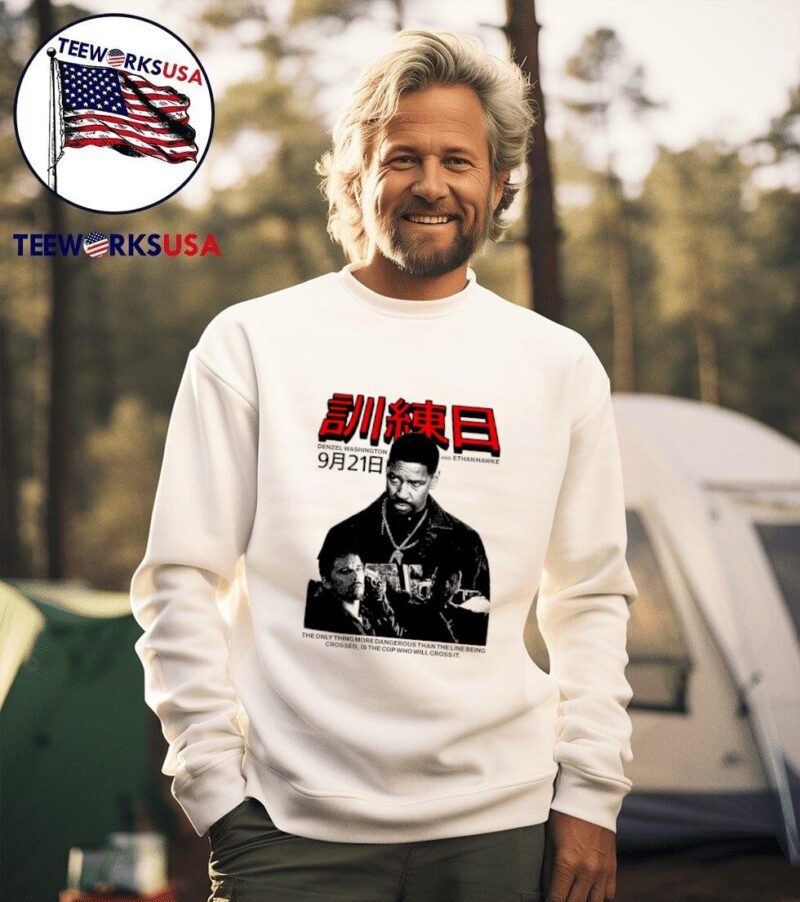 Denzel Washington and Ethan Hawke Training Day police movie sweater