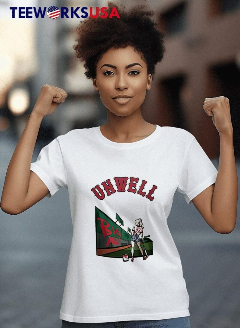 Red Sox Big al’s takeover unwell Jersey giveaway 2024 women-t-shirt