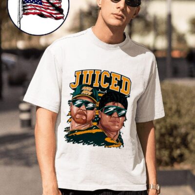 Oakland Athletics Jose Canseco and Mark McGwire juice Bash Brothers shirt