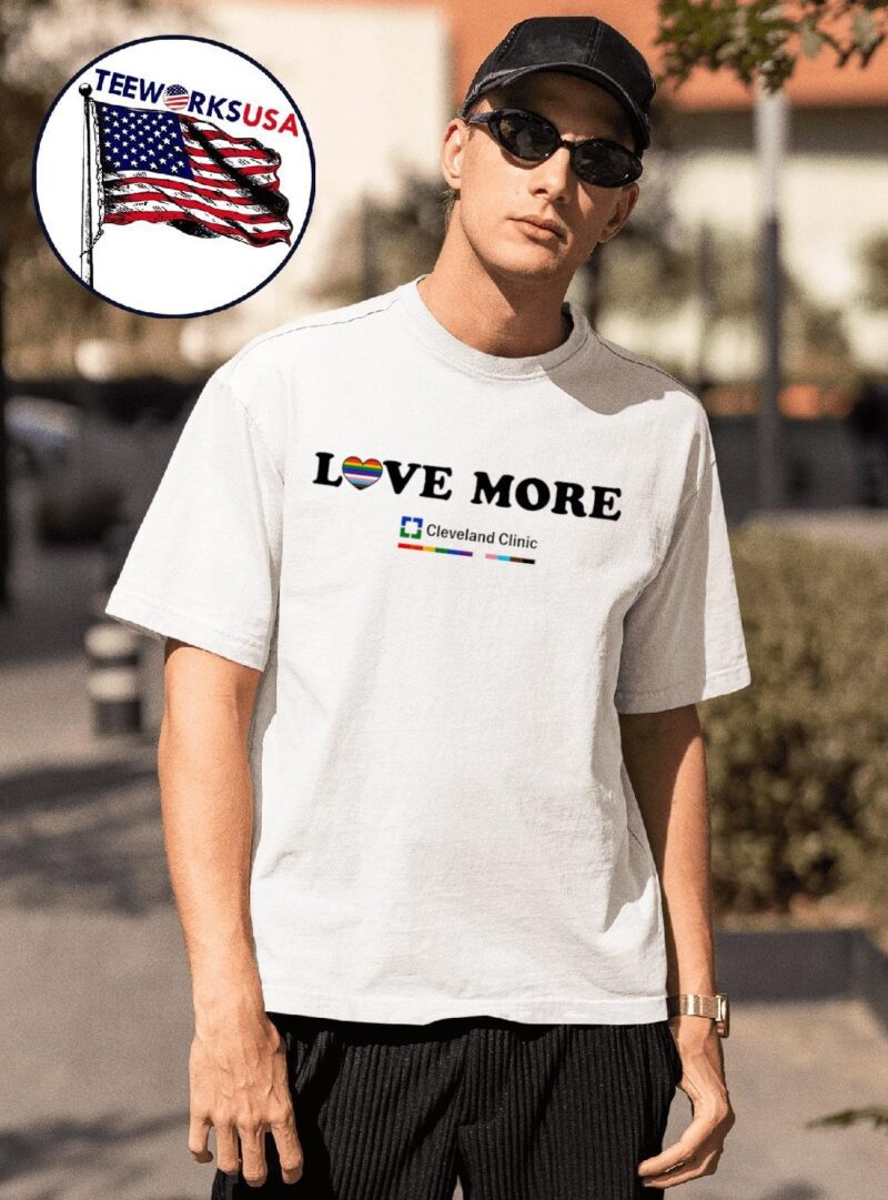 Cleveland Clinic love more pride shirt