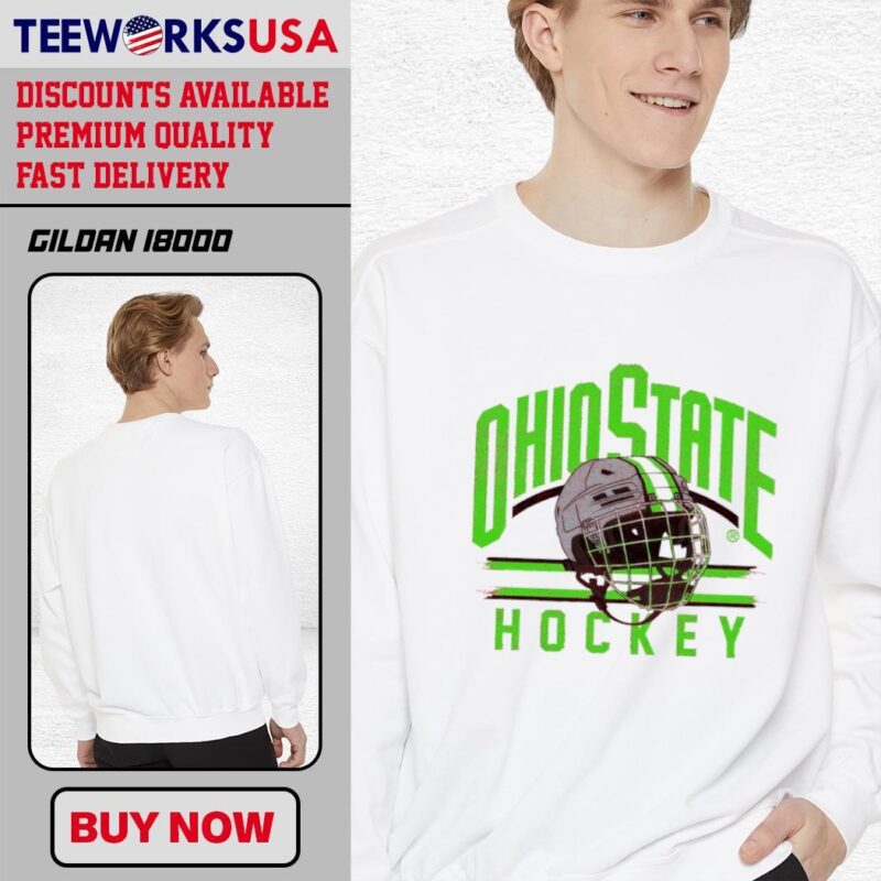 Ohio State Hockey helmet design unisex-sweatshirt