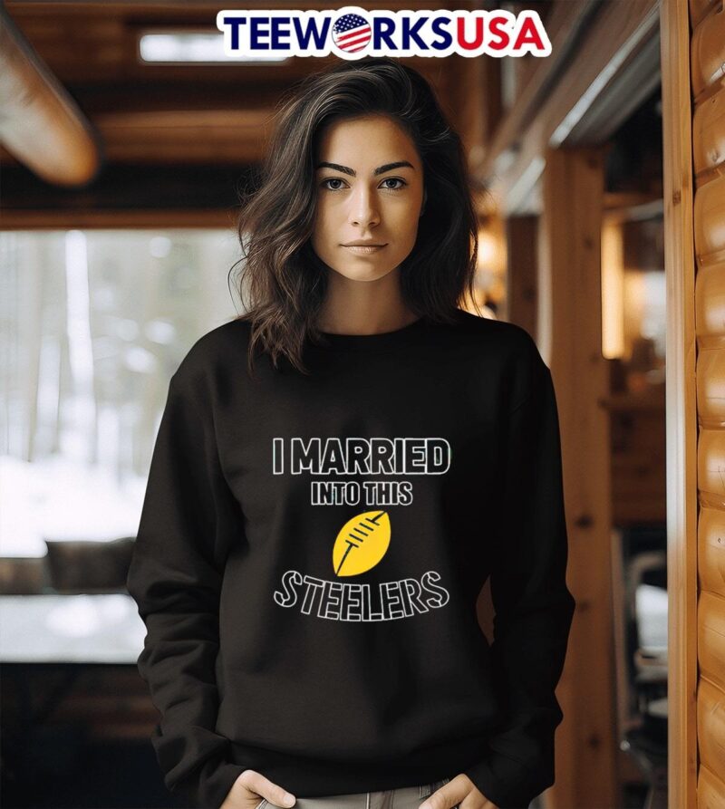 I married into this Pittsburgh Steelers Football NFL sweater