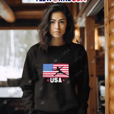 Olympic Paris 2024 Fencing USA Flag USA sweater