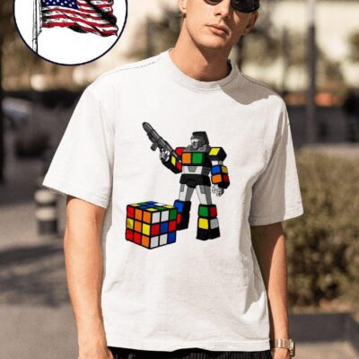 Puzzletron prime Rubik’s cube was a Transformer shirt
