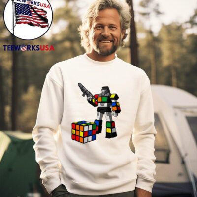 Puzzletron prime Rubik’s cube was a Transformer sweater