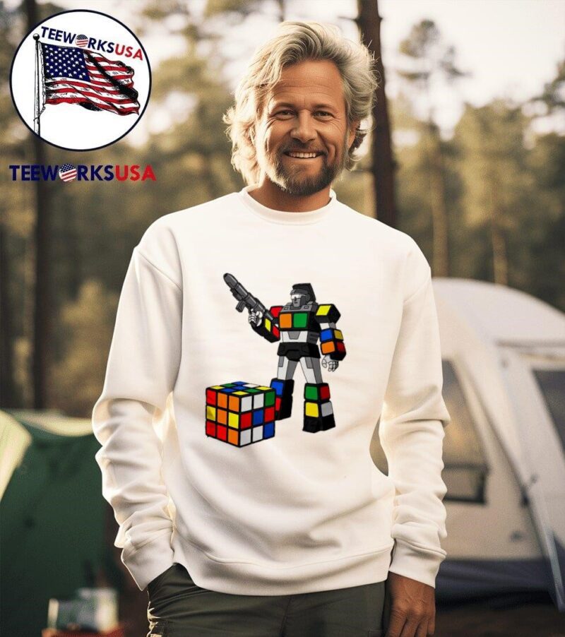 Puzzletron prime Rubik’s cube was a Transformer sweater