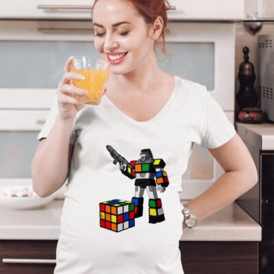 Puzzletron prime Rubik’s cube was a Transformer women-t-shirt