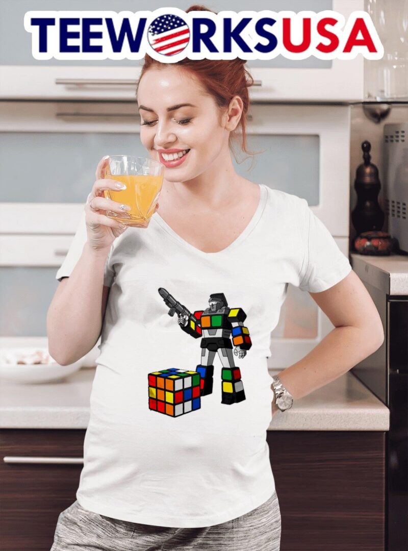 Puzzletron prime Rubik’s cube was a Transformer women-t-shirt