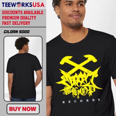 Doomshop Records logo icon shirt