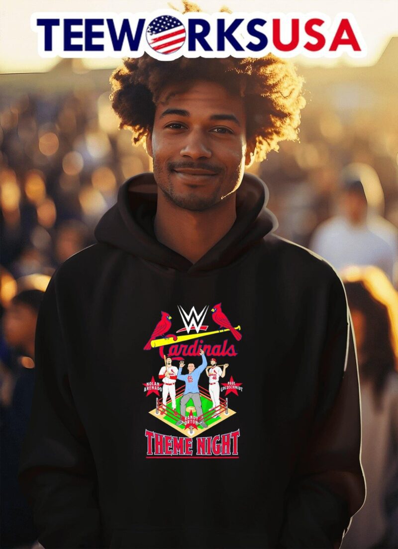 St. Louis Cardinals WWE Nolan Arenado Randy Orton Paul Goldschmidt theme night hoodie