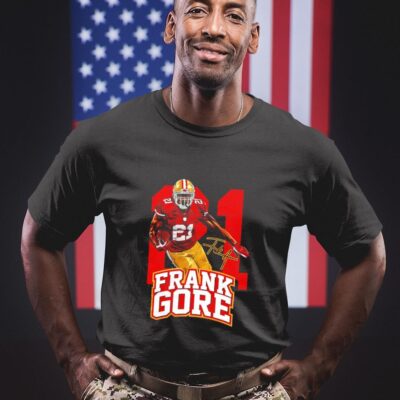 San Francisco 49ers Frank Gore legend 21 signature shirt