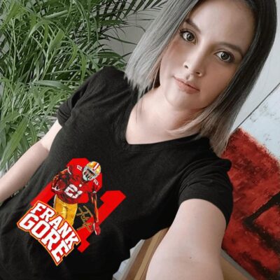 San Francisco 49ers Frank Gore legend 21 signature women-t-shirt