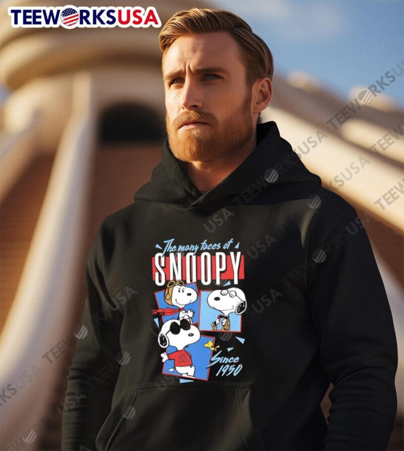 Snoopy Through The Years The Many Faces Of Snoopy Sinve 1950 hoodie