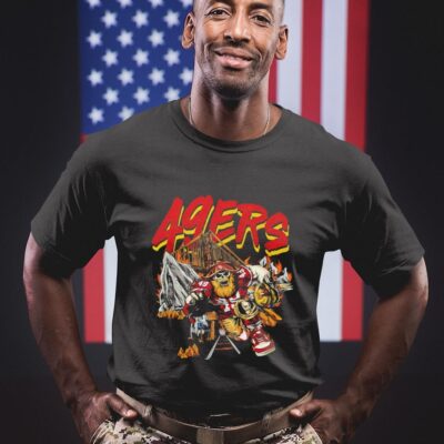 San Francisco 49ers Gold Miner cartoon shirt