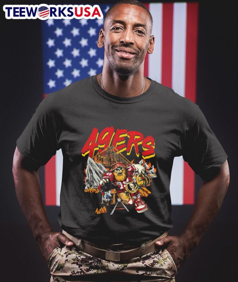 San Francisco 49ers Gold Miner cartoon shirt