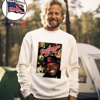 Cleveland Guardians Jhonkensy Noel a big Christmas story sweater