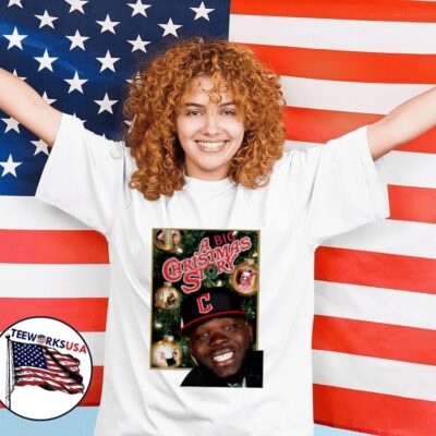 Cleveland Guardians Jhonkensy Noel a big Christmas story women-shirt