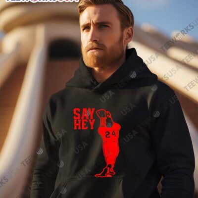 Say Hey San Francisco Giants number 24 hoodie