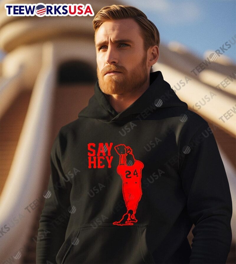 Say Hey San Francisco Giants number 24 hoodie