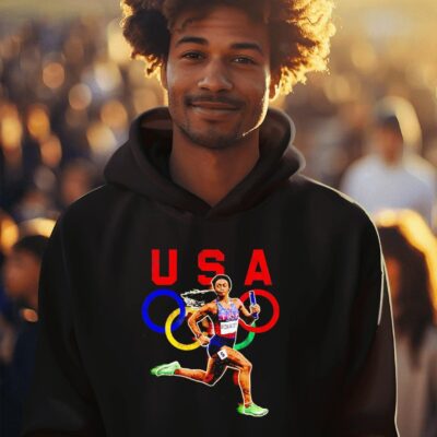 Sha’carri Richardson USA track and field Olympics 2024 hoodie