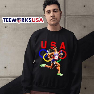 Sha’carri Richardson USA track and field Olympics 2024 sweater