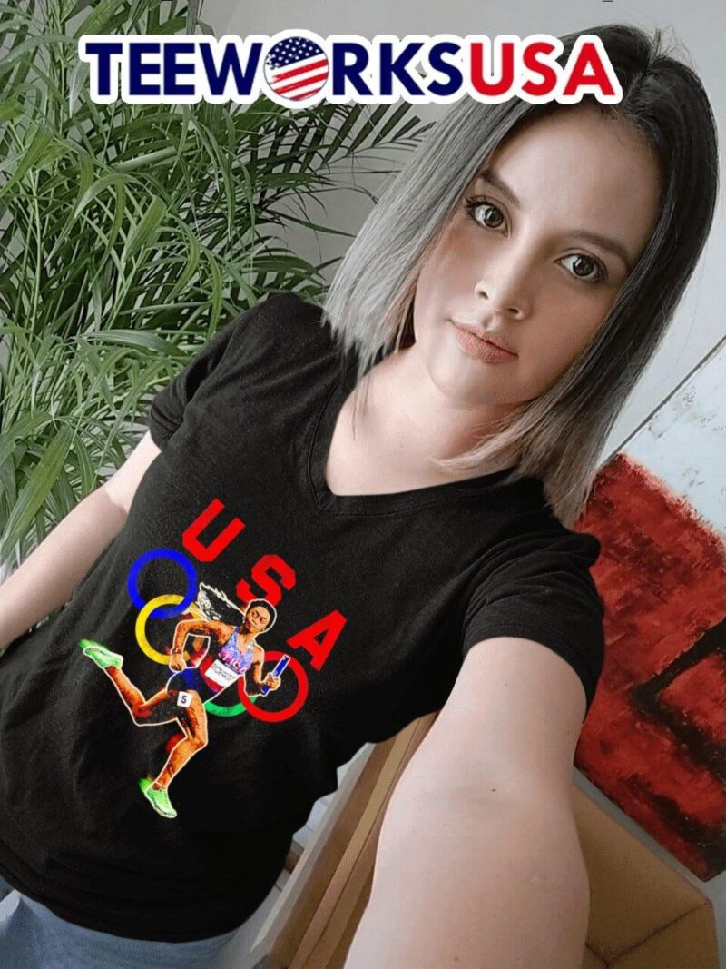 Sha’carri Richardson USA track and field Olympics 2024 women-t-shirt
