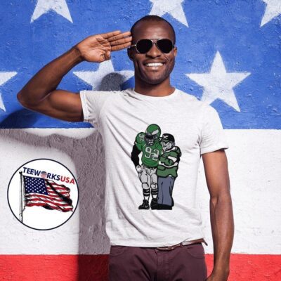 Philadelphia Eagles Reggie White 92 Buddy Ryan cartoon shirt