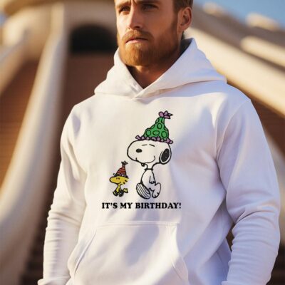 Snoopy and Woodstock it’s my birthday hoodie