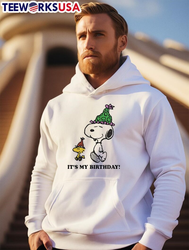 Snoopy and Woodstock it’s my birthday hoodie