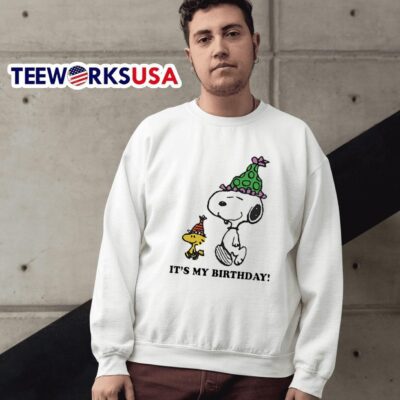 Snoopy and Woodstock it’s my birthday sweater