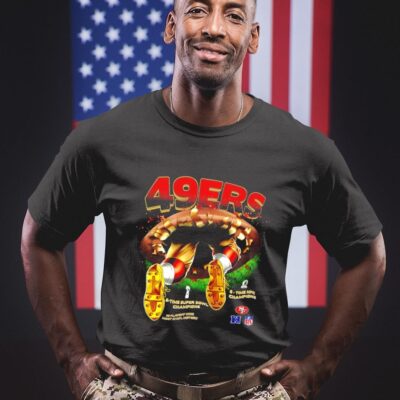 San Francisco 49ers 5-time super bowl champions 38 playoffs wins most in history shirt