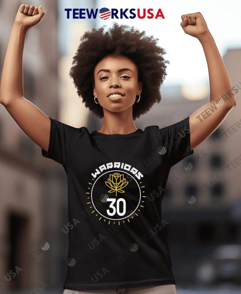 Team USA Warriors Stephen Curry Number 30 women-t-shirt