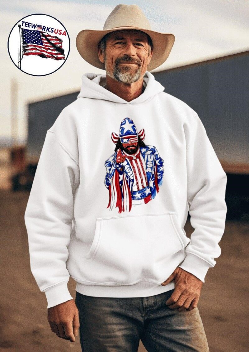 Uncle Sam X Randy Savage Macho Man USA hoodie