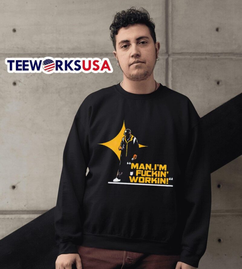 Pittsburgh Steelers Mike Tomlin man I’m fucking working sweater