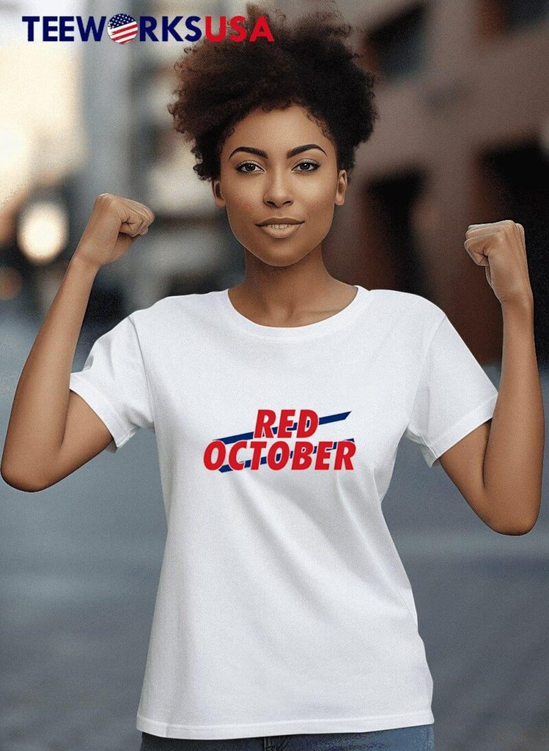 Philadelphia Phillies Red October women-t-shirt